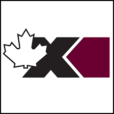 Elections Canada logo with black X and white maple leaf outline